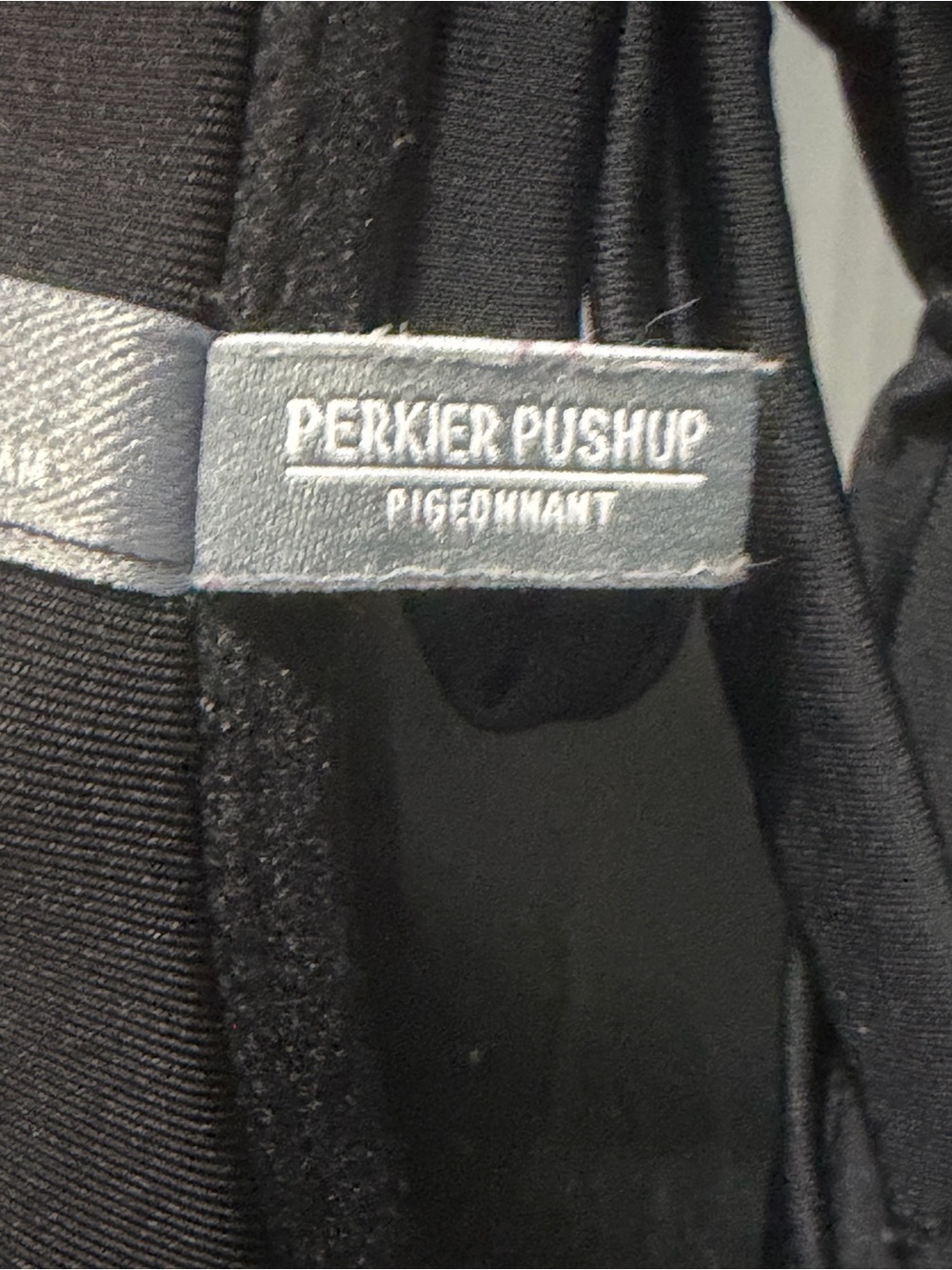 aerie Perker Push Up String Bikini Swim Top Underwire Women’s Size 36B Black - Picture 4 of 8